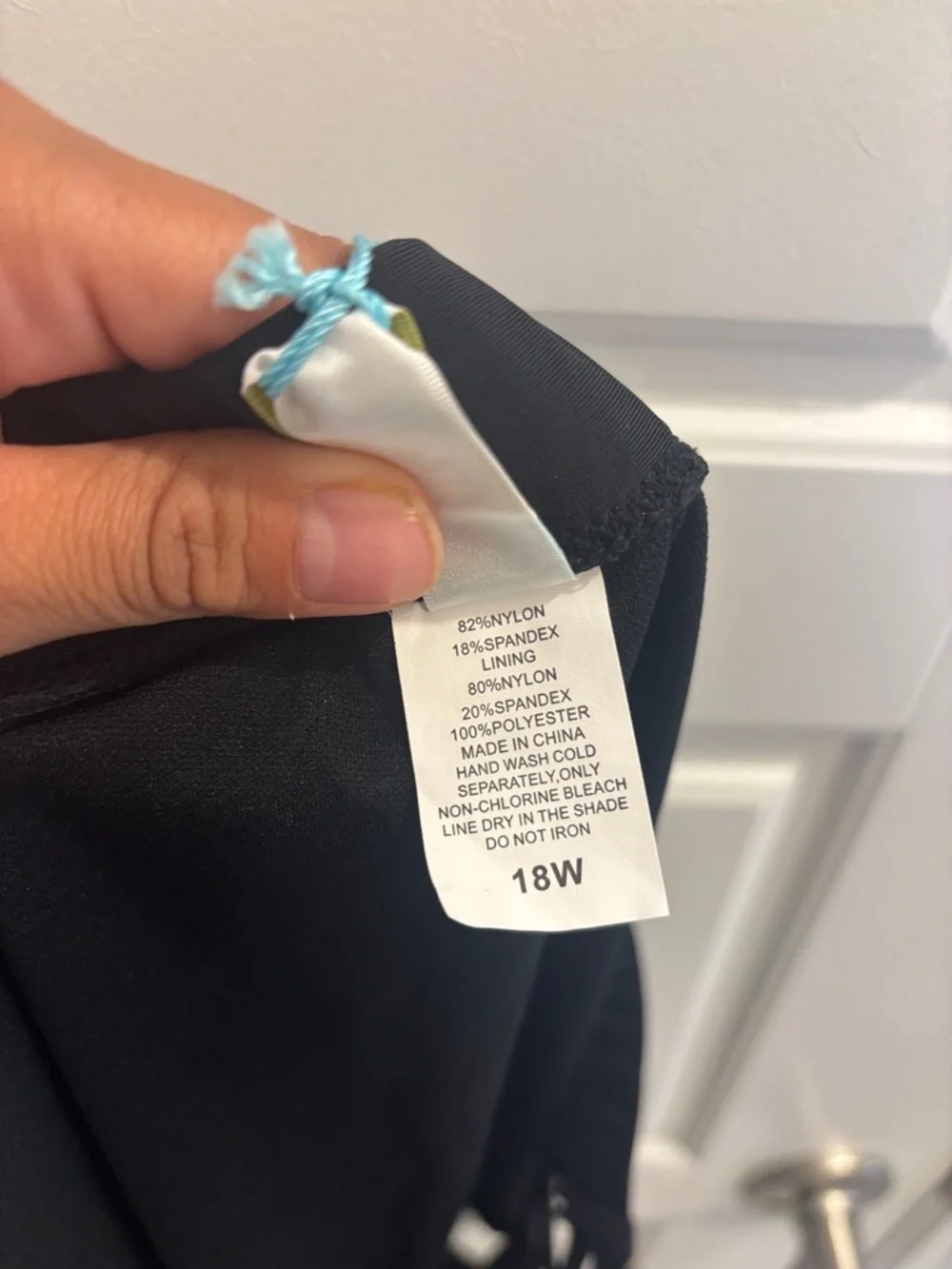 NWT Sea by Monif C Black High Waist Swim Bottoms 18W Plus Size Strappy Sides